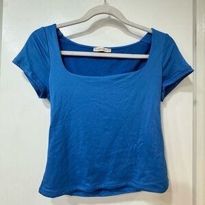 Deep Neck Tight Crop Top - Size L - Sincerely Jules - NWOT